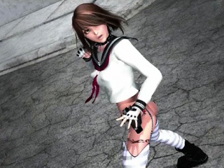 3D animation shemale schoolgirl hardcore fucked